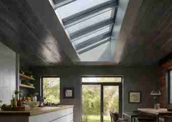 ventilated skylight on metal roof