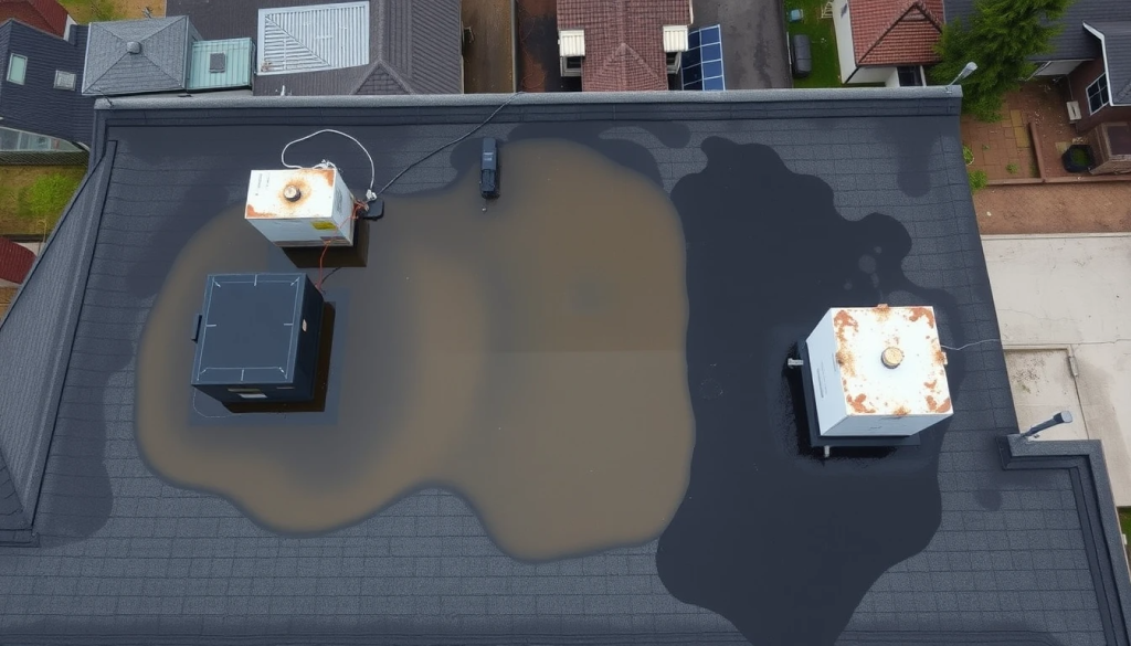 ponding roof-